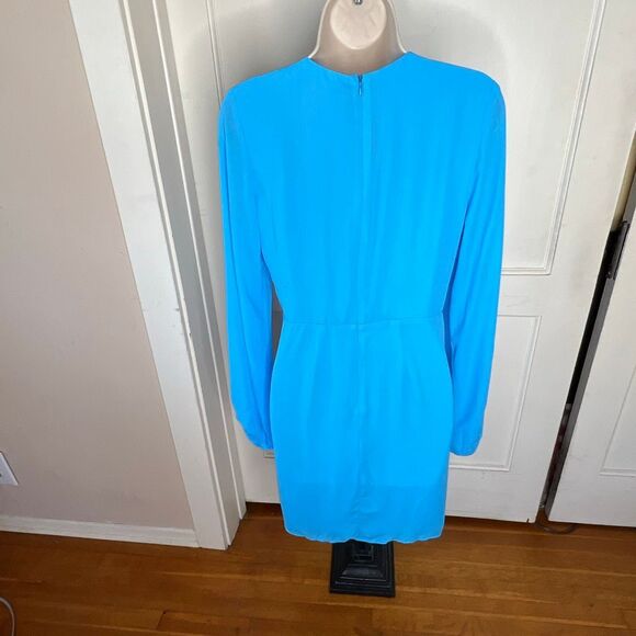 Krisa Twist Front Mini Dress in Malibu Small New - Picture 5 of 8